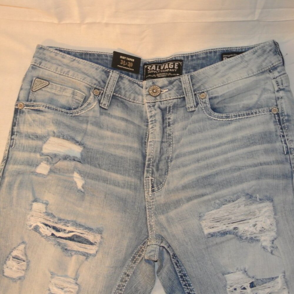 Salvage Riot Taper Performance Jean - Picture 2 of 7